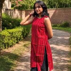 Red Long Kurti ❤️