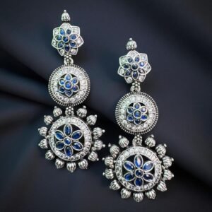 Blue Veda Heritage Chand Earrings